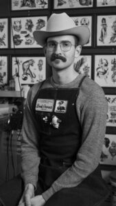 Portrait of tattoo artist Shawn Cross